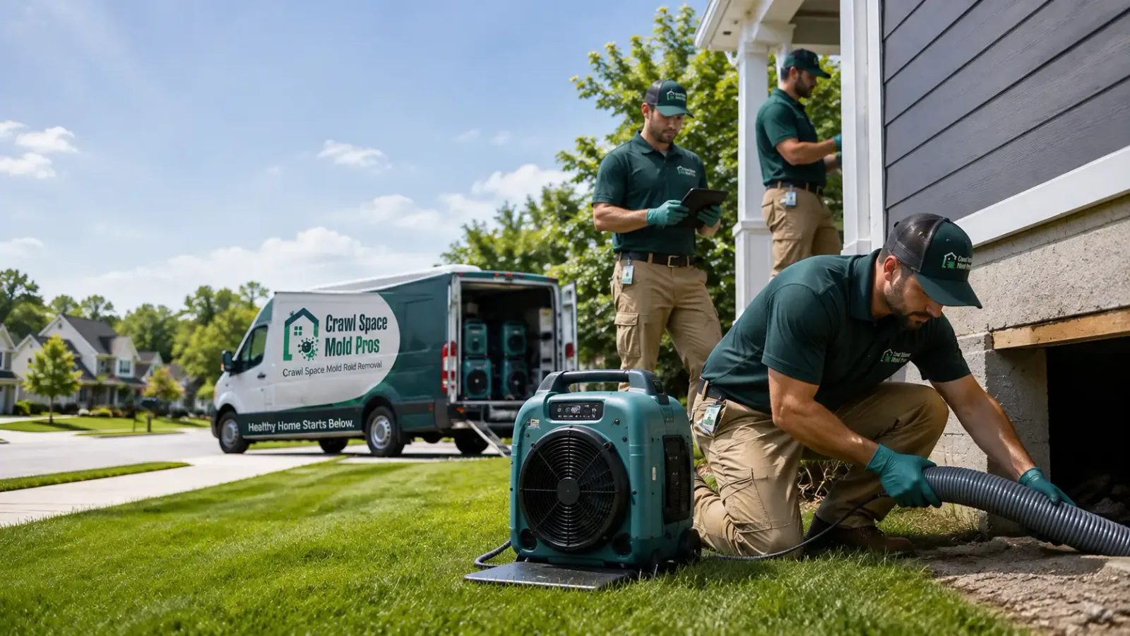 Crawl Space Mold Removal in Martinsburg, IA